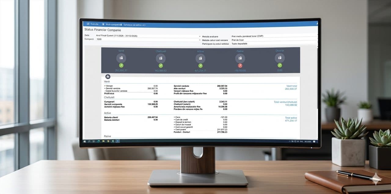 Dashboard operațional Soft1